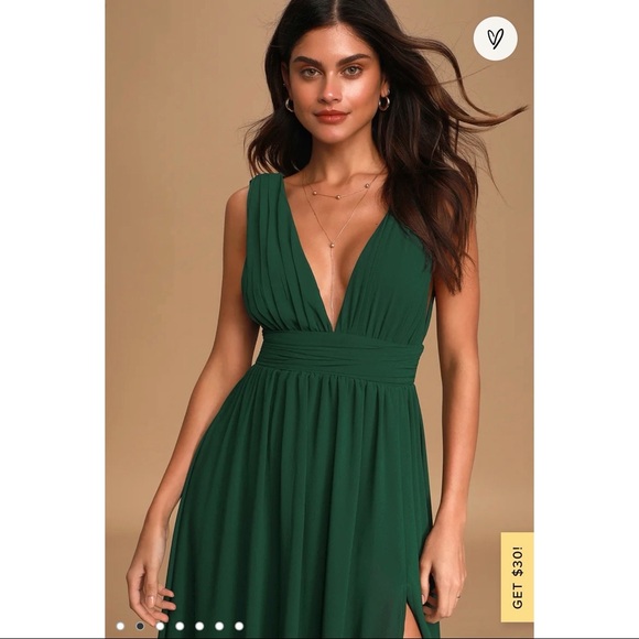 Lulus Heavenly Hues Forest Green Maxi Dress - Picture 5 of 15